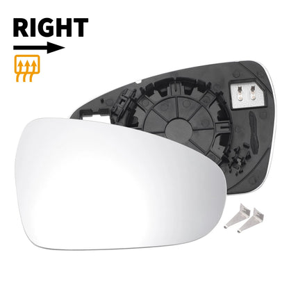 Right Side Heated White Mirror Glass for KIA Ceed (2018-2022)
