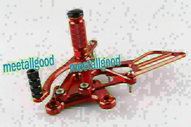 Aluminum Adjustable Racing Rearset Footpegs for Honda NSF100 NSR50 (2000-2009)