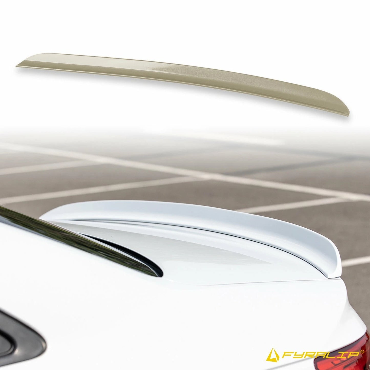 Boot Lip Spoiler for Audi A4 B6 (2002-2005) Silver