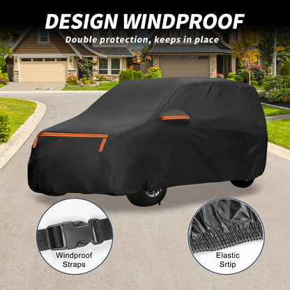 Waterproof Aluminum Film Cotton Car Cover for Toyota Vitz (2005-2015)