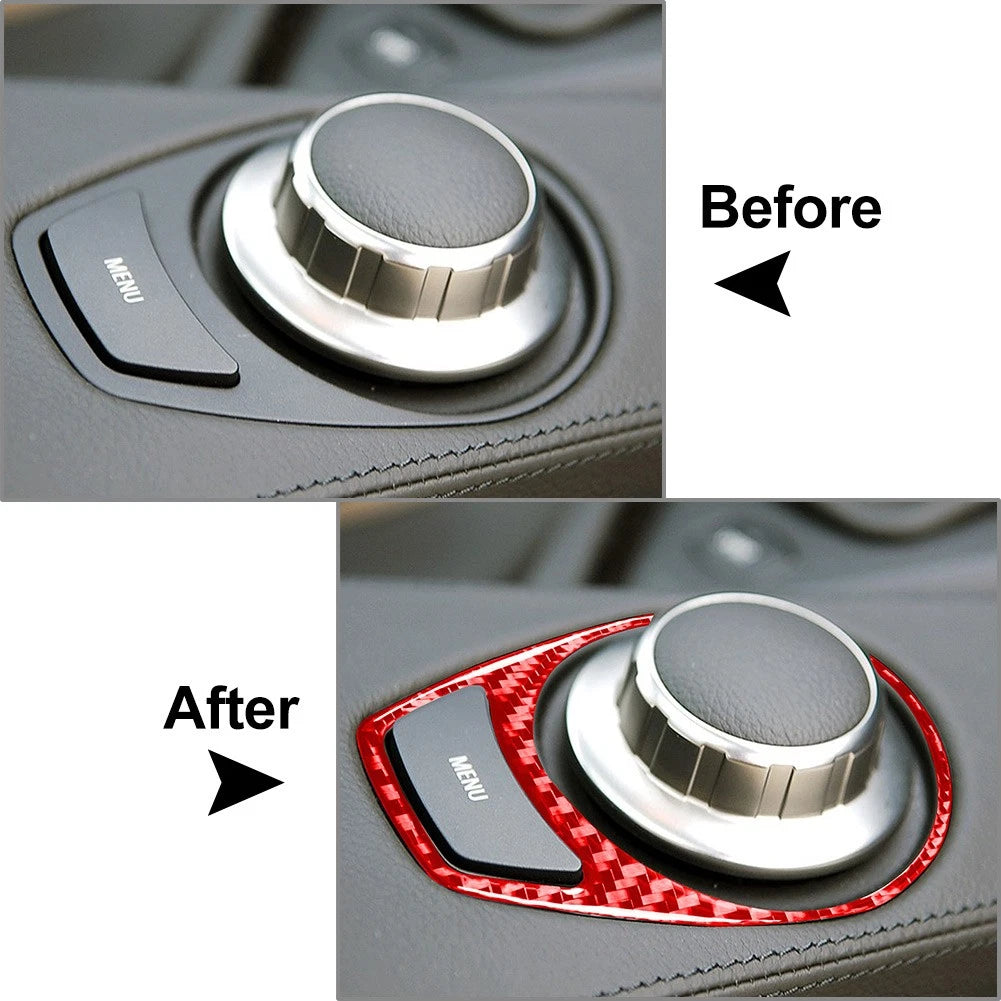 FM Switch Panel Cover Trim for BMW 6 Series E63 E64 M6 (2004-2010) Red