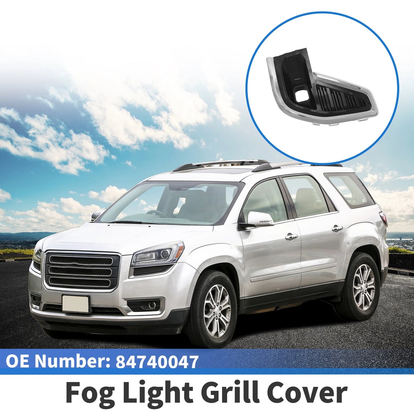 Fog Light Grill Front Left for GMC Acadia (2020 - 2022)