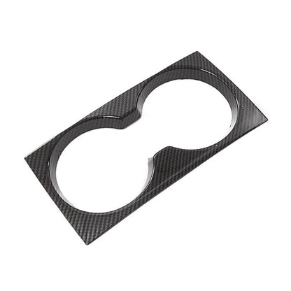 Carbon Fiber Central Console Cup Cover Trim for Mazda 3 (2020-2021)