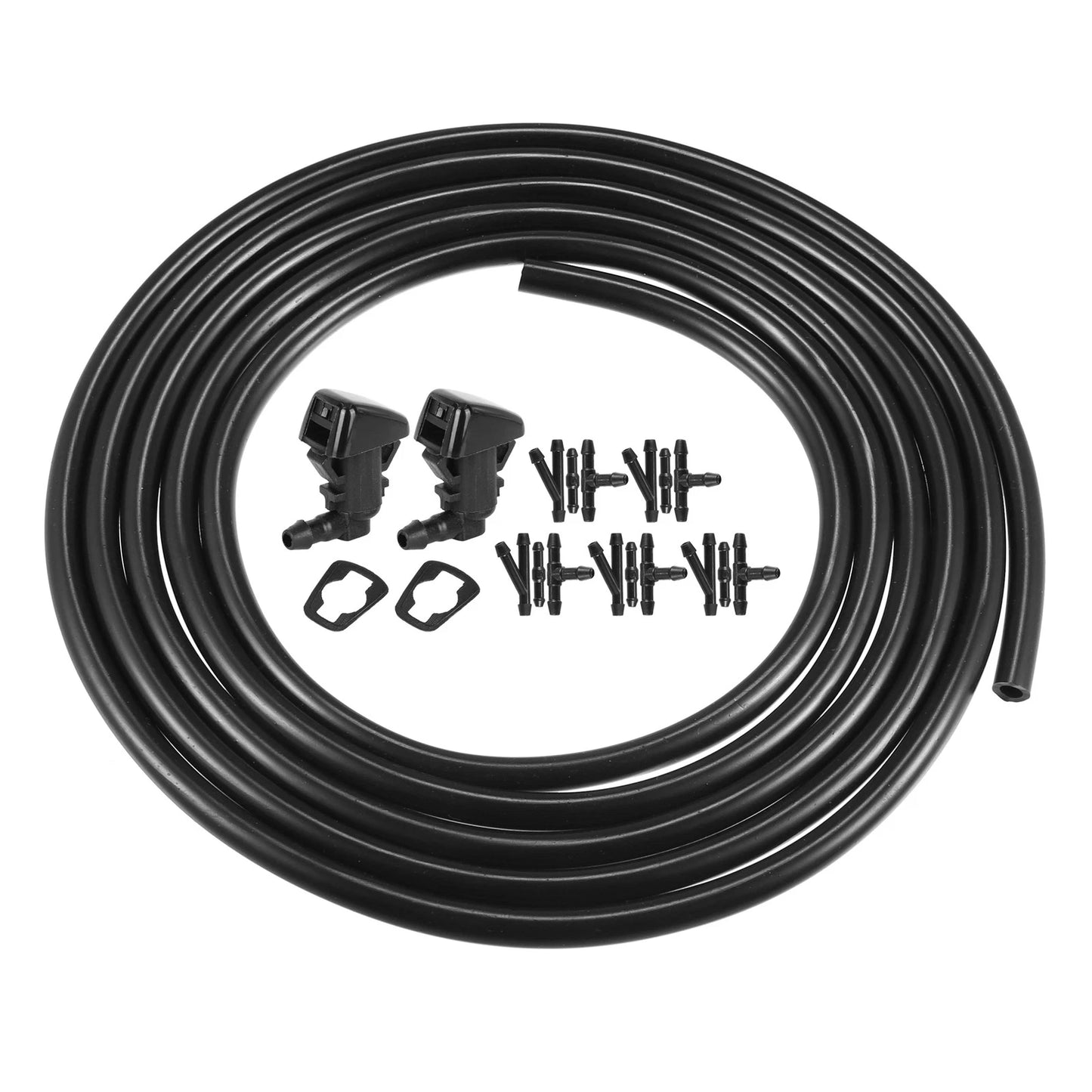 Windshield Washer Nozzles & 2.8m Hose for Ford (2007-2014)