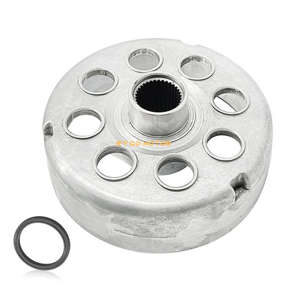 Rear Brake Drum w/ Brake Shoe Seal 2x for Honda Fourtrax TRX300 (1988–2000)