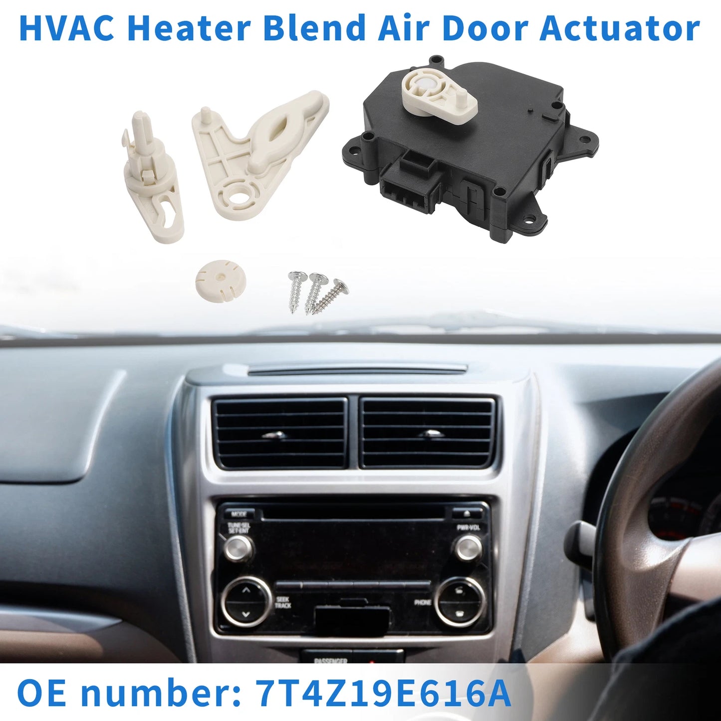 HVAC Heater Blend Door Control Actuator for Ford Edge (2007-2014)