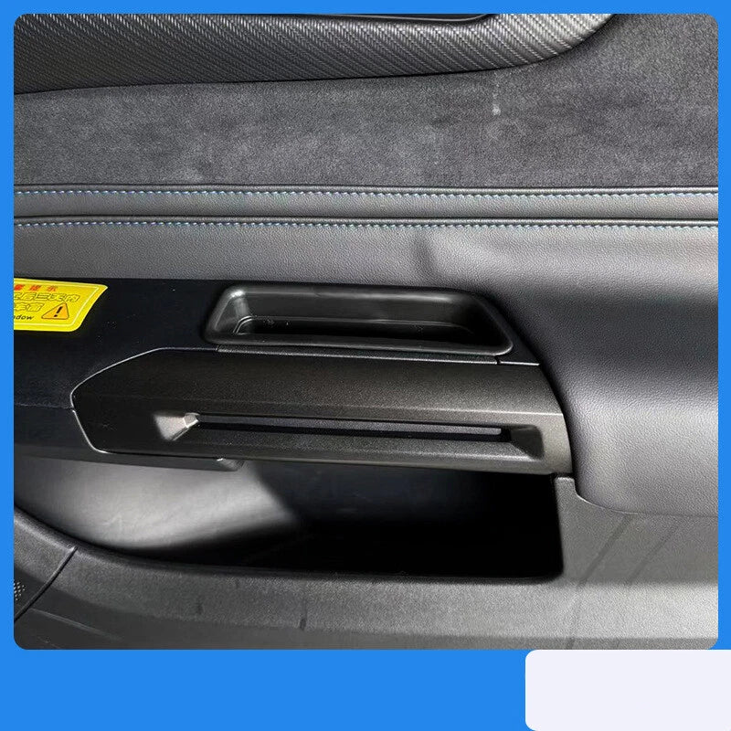 2PCS Armrest Storage Box Handle Pocket for Ford Mustang GT/Dark Horse (2024–2024)