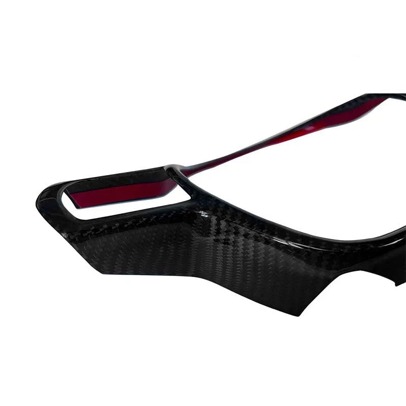 Carbon Fiber Steering Wheel Cover Trim for Honda Civic 11th 2022+