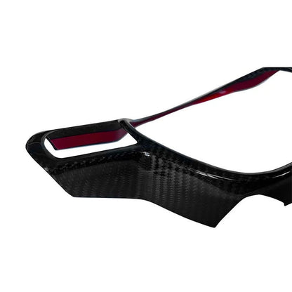 Carbon Fiber Steering Wheel Cover Trim for Honda Civic 11th 2022+