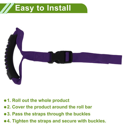 Purple Roll Bar Grab Handles for Jeep Wrangler JL (2018-2024)
