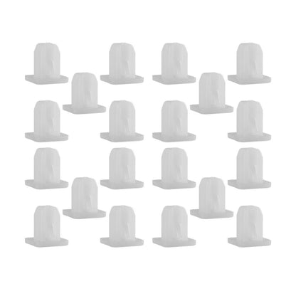 200 x Car Bumper Fender Clip Rivets Fastener for Square Hole