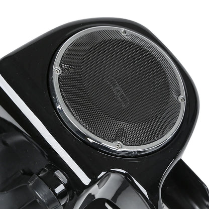 6.5'' Speaker Grills & Vented Leg Fairings for Harley Touring (1983-2013)