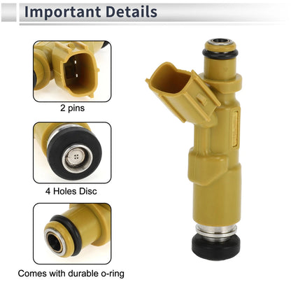 Fuel Injector 1.8L for Toyota Matrix (2003-2005) 1 Pc Yellow