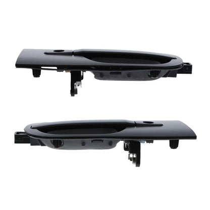 Front Left & Right Set Door Handle Outer Black for Hyundai iLoad iMax (2008-2023)