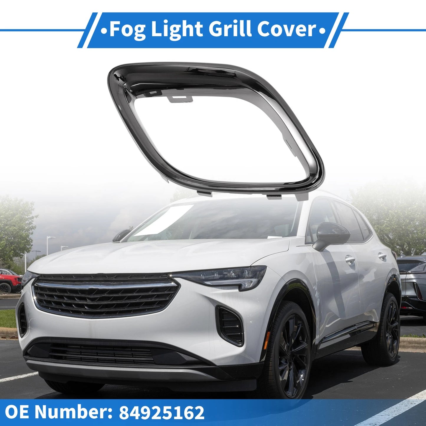 1 x Front Right Fog Light Grill for Buick Envision (2021–2023)