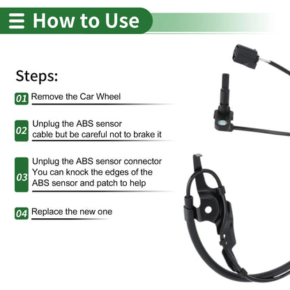 ABS Wheel Speed Sensor for Toyota Camry (2017) - 1 x Sensor