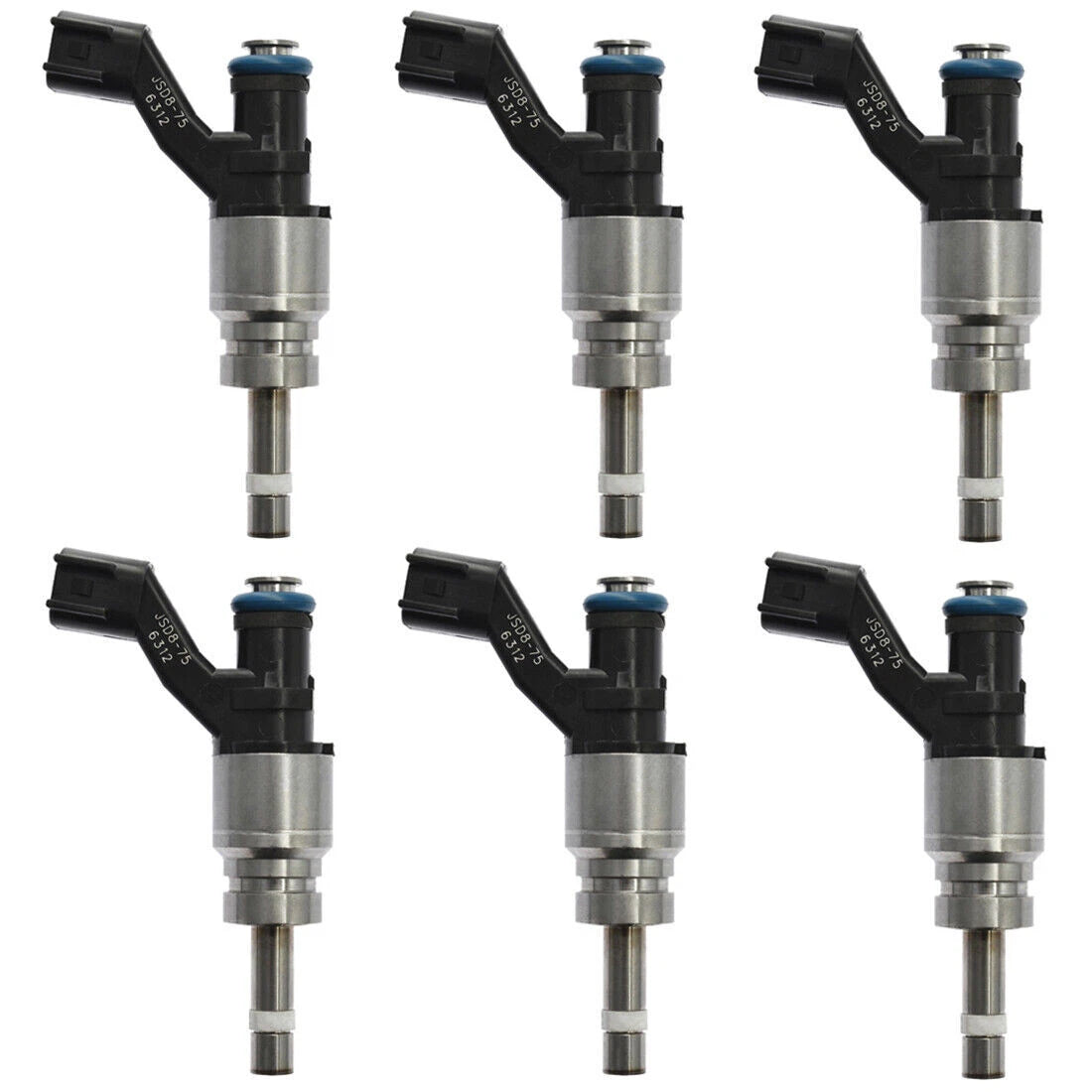 6PCS Fuel Injectors for Isuzu Axiom Rodeo 3.5L V6 (2004)