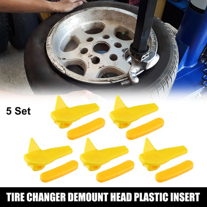 5 Set Tire Changer Demount Head Plastic Insert for Motorcycle