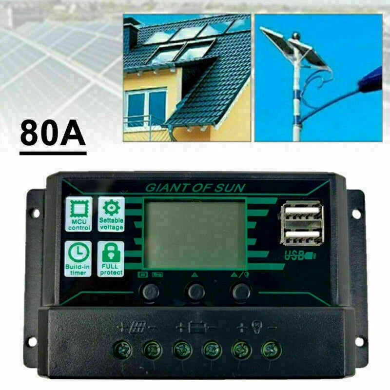 MPPT Solar Panel Regulator Charge Controller 12V/24V for Car Focus (2020-2023)