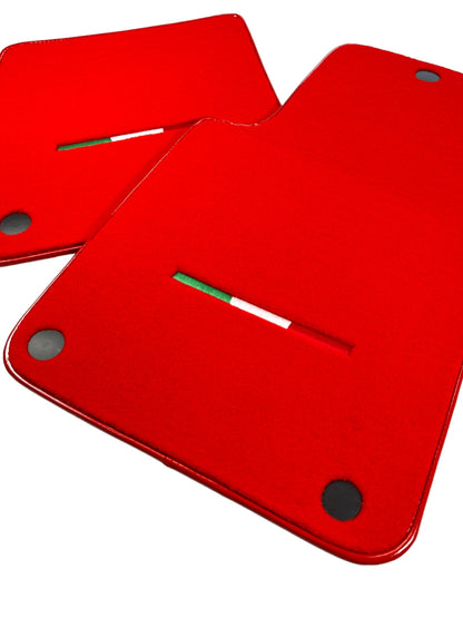 Red Floor Mats for Ferrari 612 Scaglietti (2005-2011) | AutoWin Brand