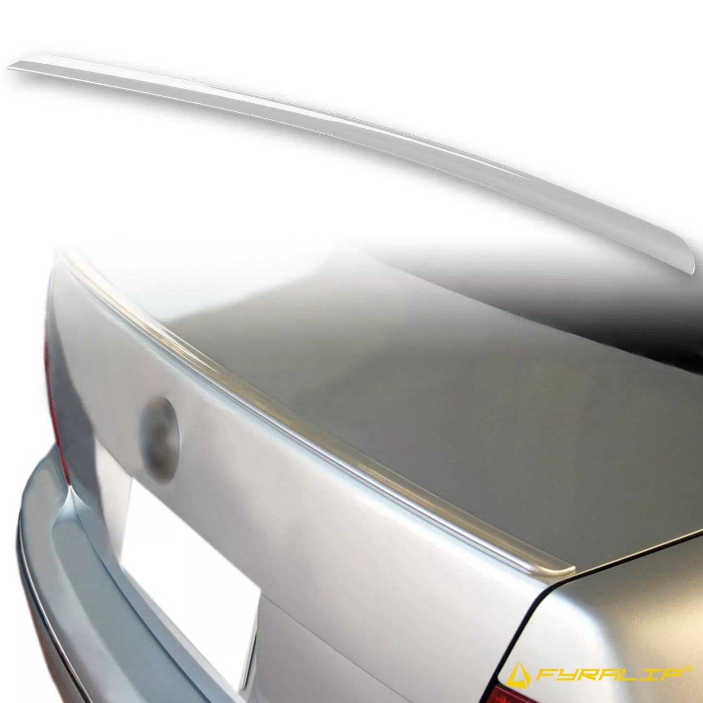 Silver Boot Lip Spoiler for VW Jetta MK4 Sedan (1999-2005)