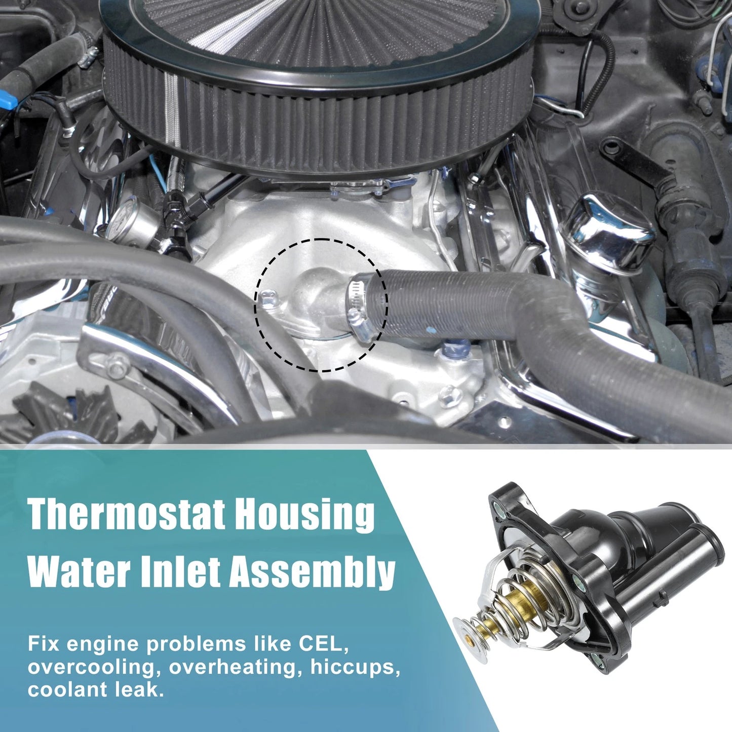 Engine Thermostat Housing Assembly for Ford Escape (2005-2015)