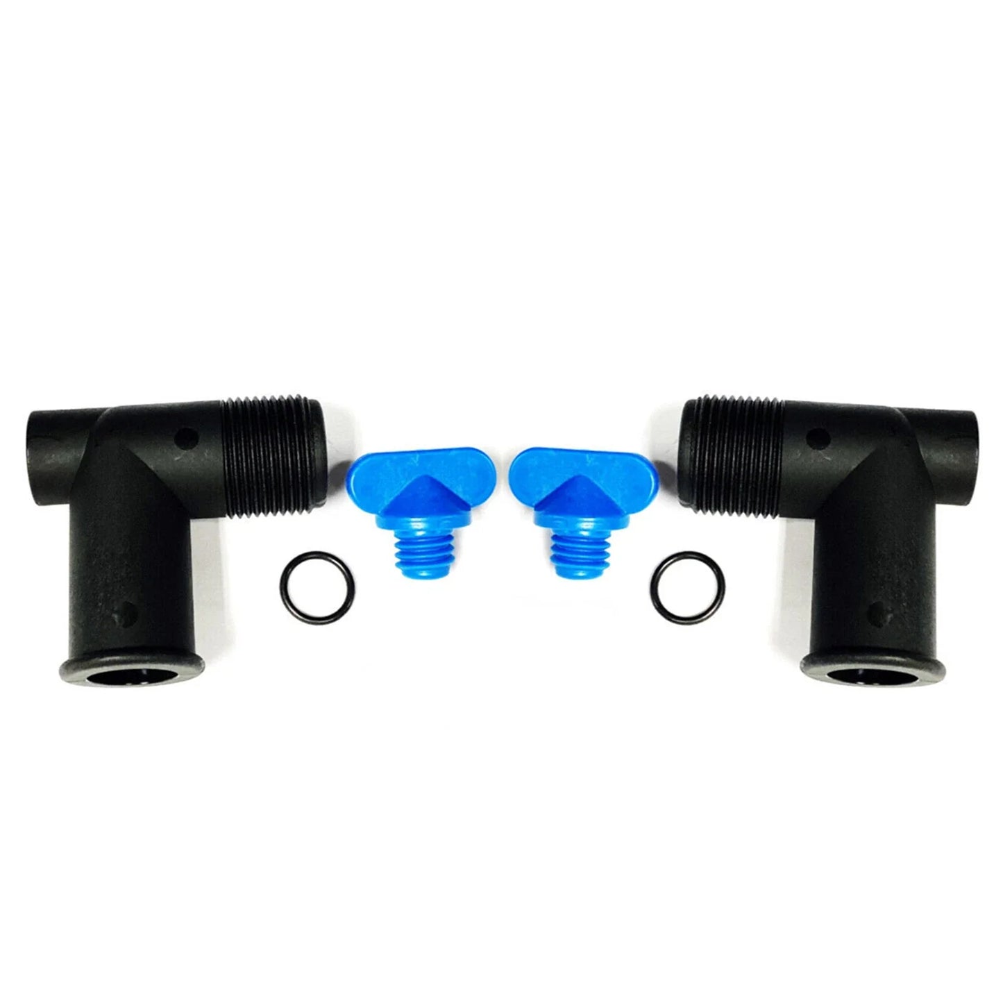 Exhaust 90 Degree Fitting Drain Plug Elbow Pair for MerCruiser 22-862210