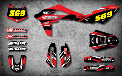 Sticker Kit for Husqvarna TC 250 310 Models (2011-2013) - Digger Style Decals