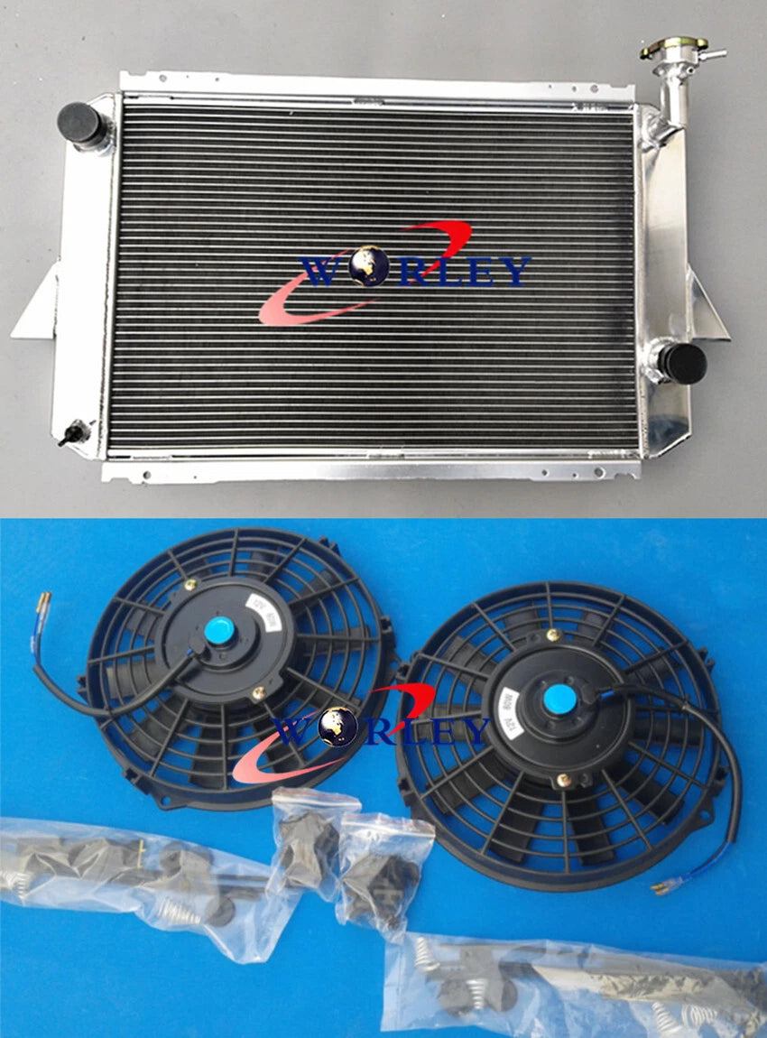 52mm Radiator + Fan for Nissan Patrol MQ P40 4.0L 1980-1987