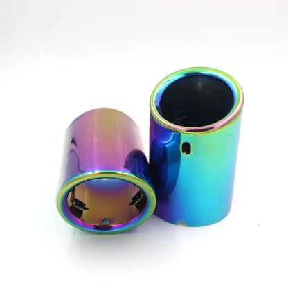 Pair Car Stainless Steel Exhaust Muffler End Tip Fit for Toyota Camry 2018-2020