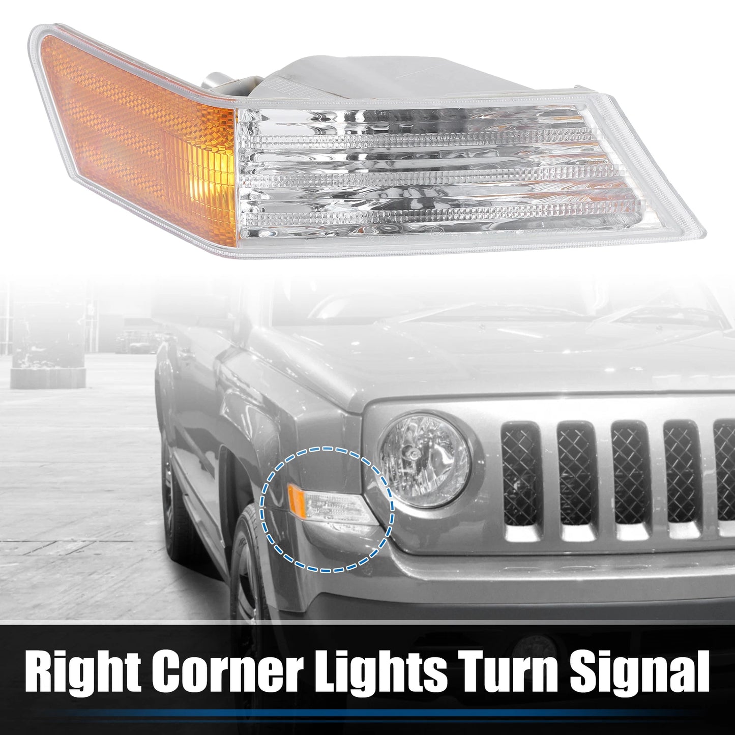 Front Right Turn Signal Light for Jeep Patriot (2007-2017)