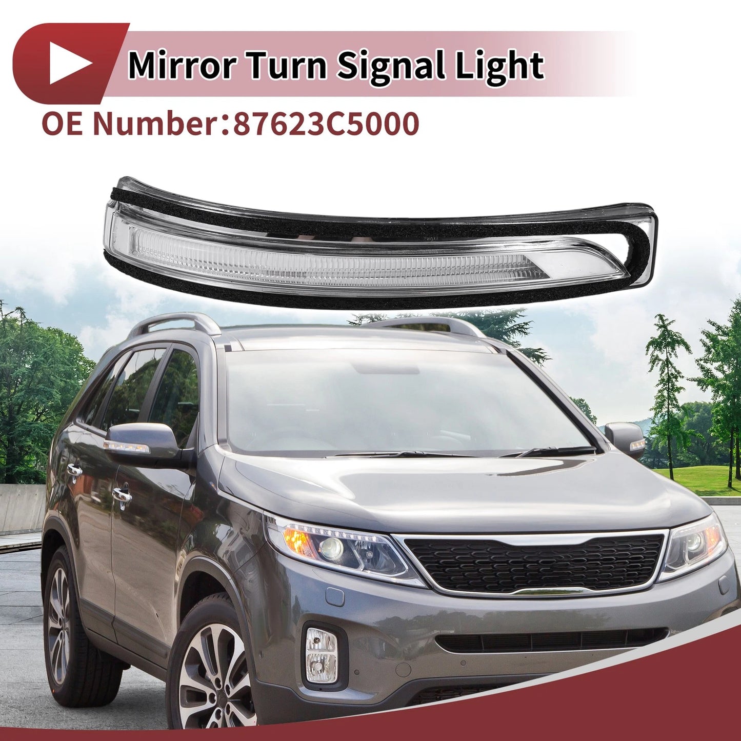 Front Right LED Turn Signal Light for Kia Sorento (2016-2020)