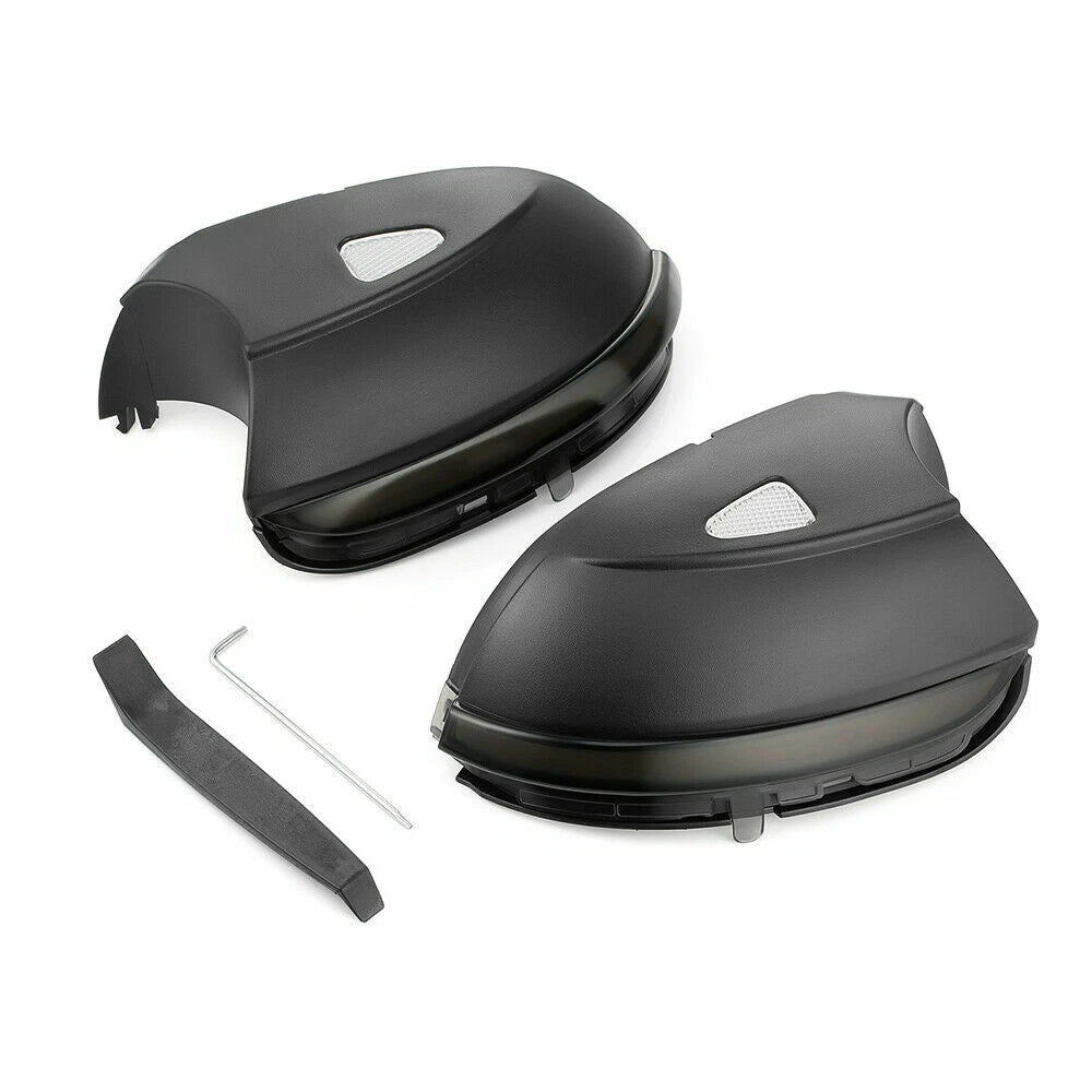 2 x Sequential Blink LED Side Mirror Turn Signal Lights for VW Passat B7 CC (2011-2015)