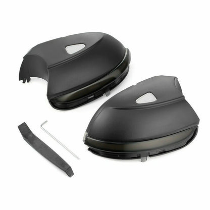 2 x Sequential Blink LED Side Mirror Turn Signal Lights for VW Passat B7 CC (2011-2015)