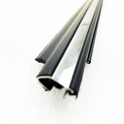Weatherstrip Door Belt Chrome Front FR+FL Fits Toyota Corolla Altis CE120 ZZE122