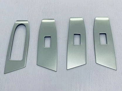 Steel Silver Window Lift Panel Frame Cover Trim for Mazda CX-50 (2023-2024)