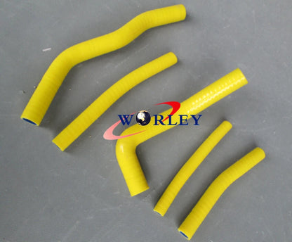Aluminum Radiator & Blue Hose for Suzuki RM125 RM125X RM125W RM125Y (1998-2000)