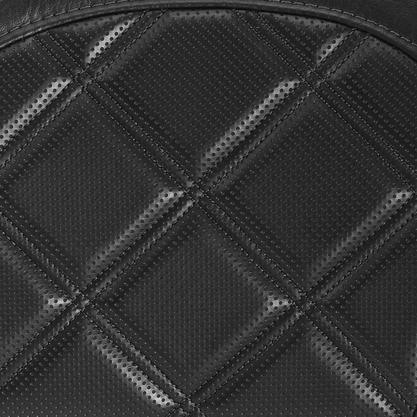 Black Driver Rider Backrest for Harley Touring Street Electra Glide (09-23)