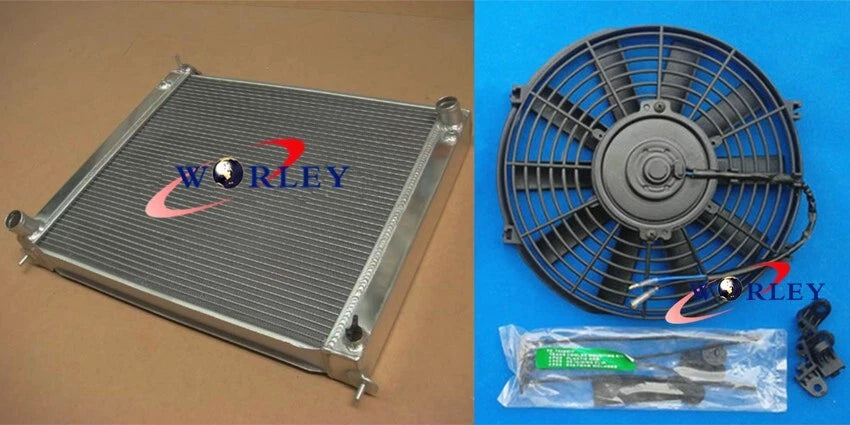 3 Row Aluminum Radiator + Fan for Nissan Fairlady 300ZX Z32 Twin Turbo (1990-1996)