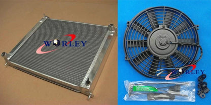3 Row Aluminum Radiator + Fan for Nissan Fairlady 300ZX Z32 Twin Turbo (1990-1996)