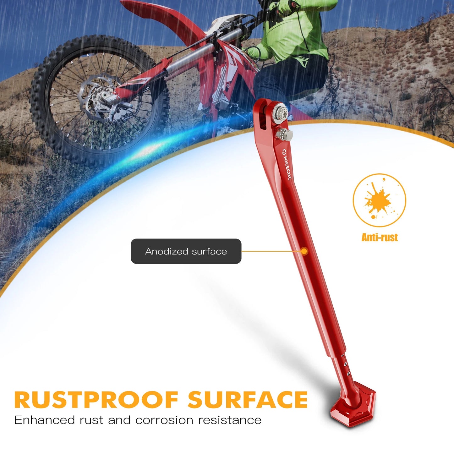 Adjustable Side Stand for Beta RR 4T 350 390 430 480 (2015-2023)