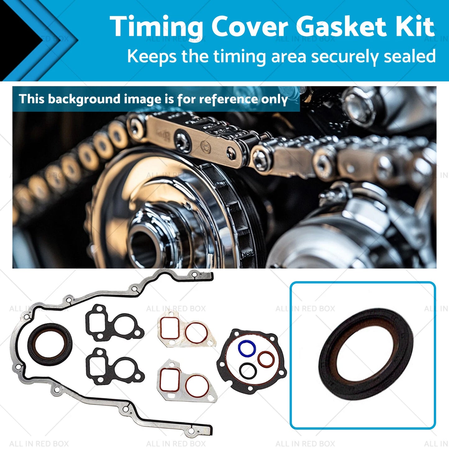 Timing Cover Gasket for Holden Commodore HSV LS1 LS2 LS3 L98 L76 V8 (2001-2023)