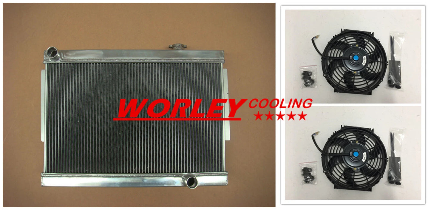 Aluminum Radiator & Fan 610mm for Holden Torana LH LX V8 (1970-1980)