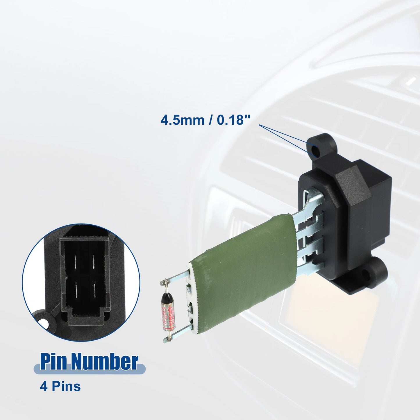 Blower Motor Resistor for Ford (Fits Various Models)