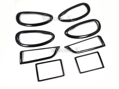 Carbon Ring Air Vents & Door Handle Covers for Toyota Yaris Vios (13-16)