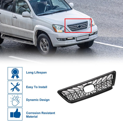 Front Upper Bumper Grille for Lexus GX470 (2003-2009) - TRD Black