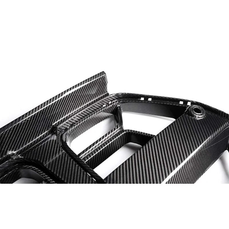 Real Carbon Fiber Front Bumper Grille Cover For BMW G80 M3 M4 G82 G83  2021-2024