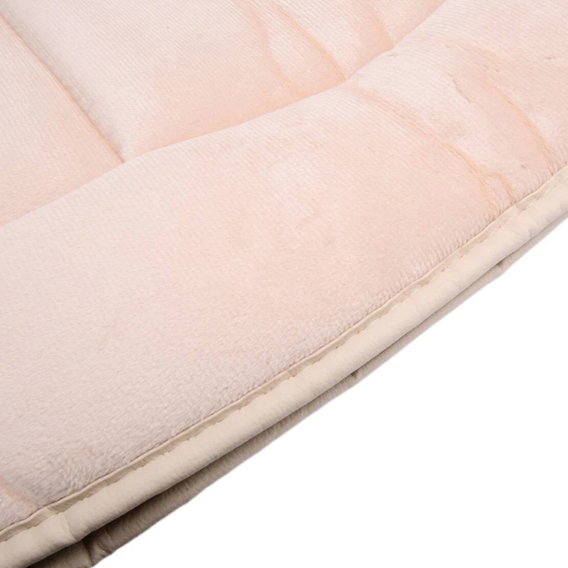 Plush Car Seat Cover Cushion Protector for Car, Truck, SUV, Van - Beige