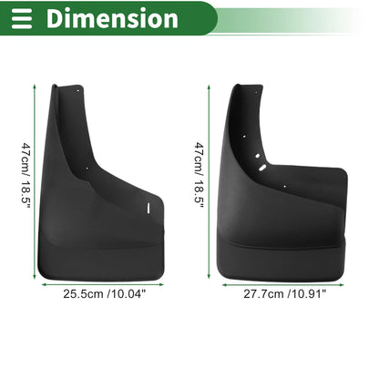 Mud Flaps Splash Guards for Chevrolet Silverado (1999 - 2006) Mounting Accessories