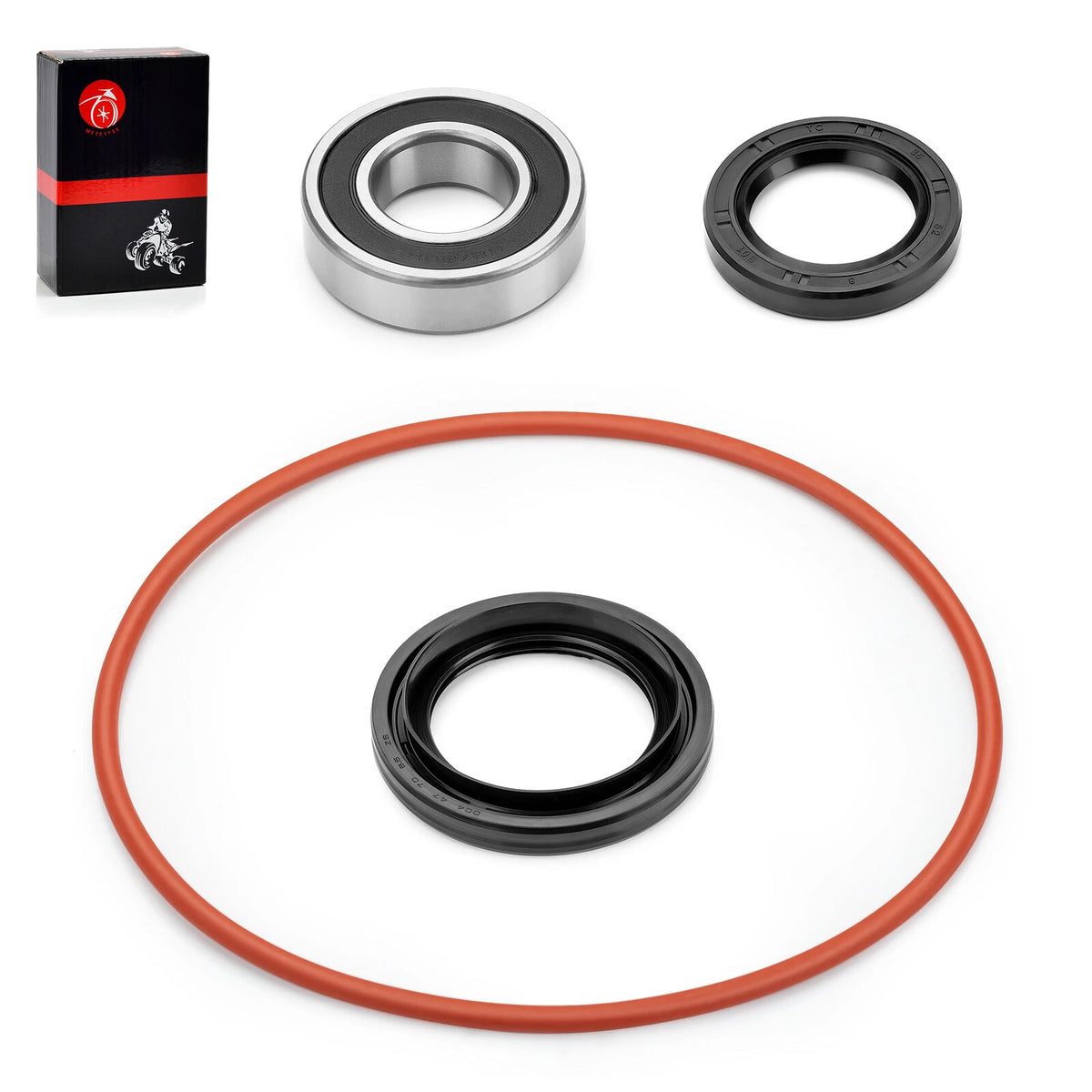 Brake Panel Bearing + Seal Kit for Yamaha Wolverine Grizzly